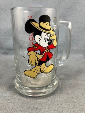Mickey Mouse Mountie RCMP Royal Canadian Mounted Police Mug Disney AMK Souvenirs